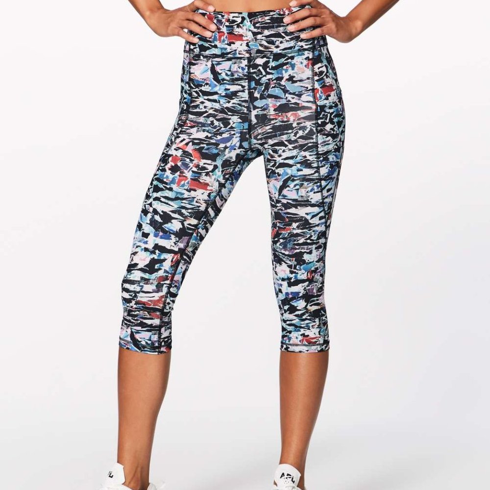 Lululemon Break Free Cropped Nulux 17" running tights